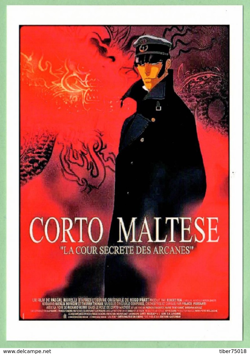 Carte Postale - Corto Maltese "La Cour Secrète Des Arcanes" (cinéma Affiche Film) Illustration : Hugo Pratt - Affiches Sur Carte