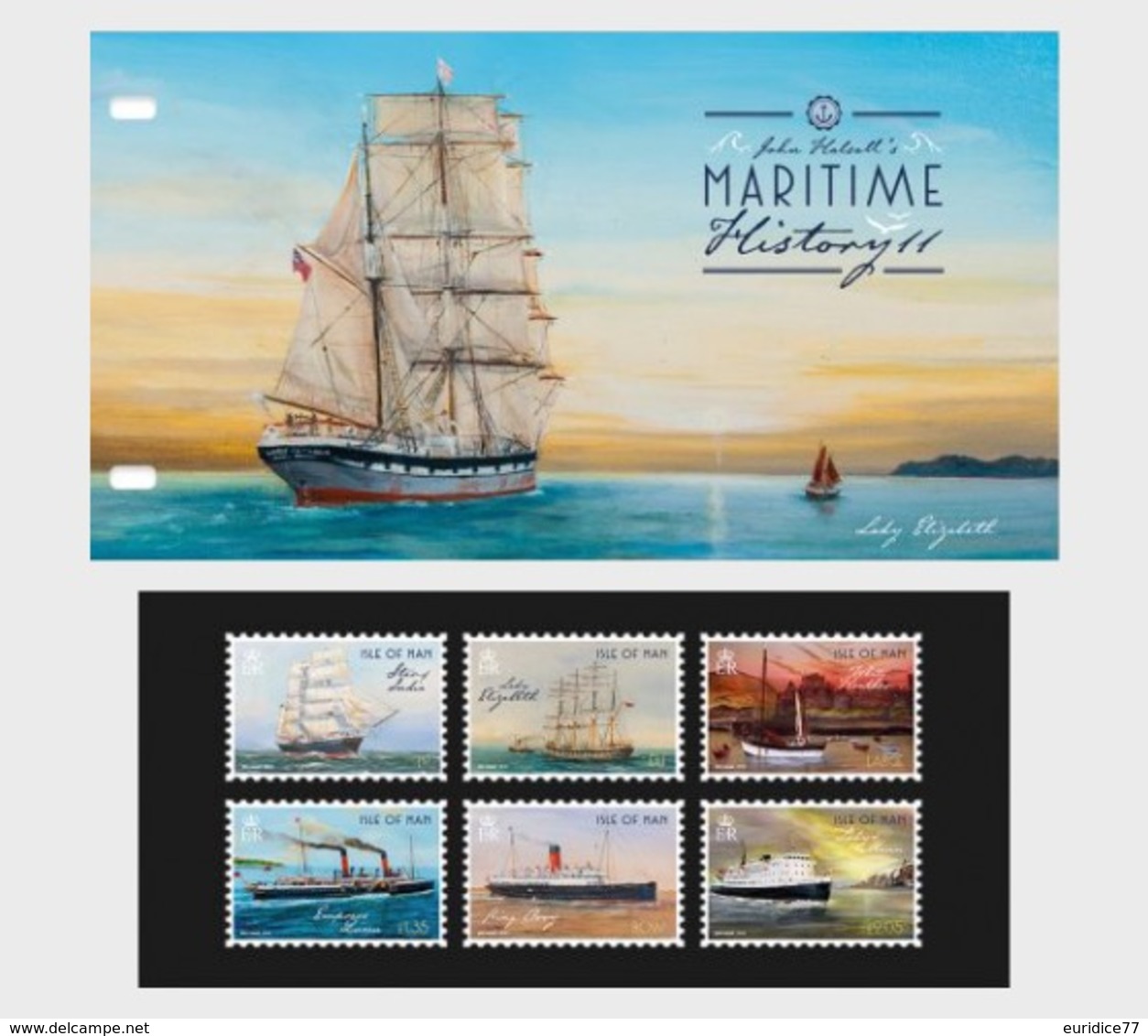 Isle Of Man 2019 - Maritime History II By John Halsall Presentation Pack - Man (Eiland)