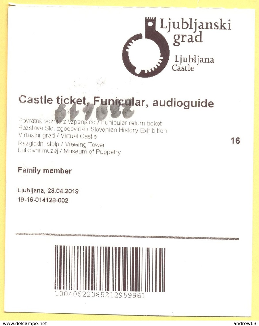 Castello Di Lubiana, Slovenia - Ljubljana Castle - Ljubljanski Grad - Funicular - Audioguide - Biglietto D'Ingresso - Ti - Biglietti D'ingresso