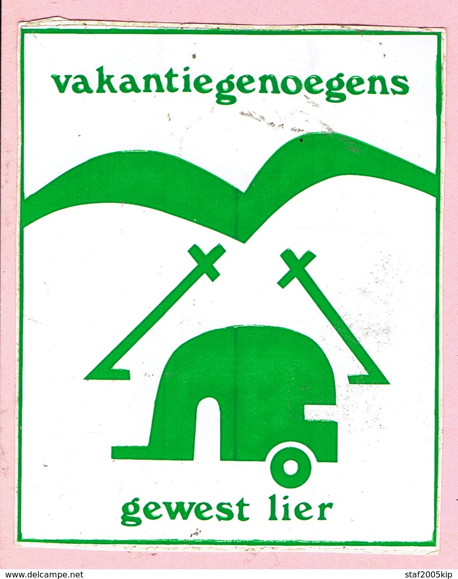 Sticker - Vakantiegenoegens Gewest Lier - Autocollants