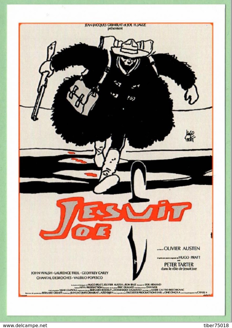 Carte Postale : Jesuit Joe (film - Cinéma - Affiche) Illustration : Hugo Pratt - Affiches Sur Carte