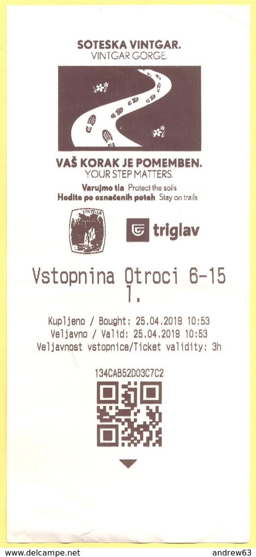 Gola Di Vintgar, Slovenia - Soteska Vintgar - Vintgar Gorge - Biglietto D'Ingresso 3 Ore Ridotto - Biglietti D'ingresso