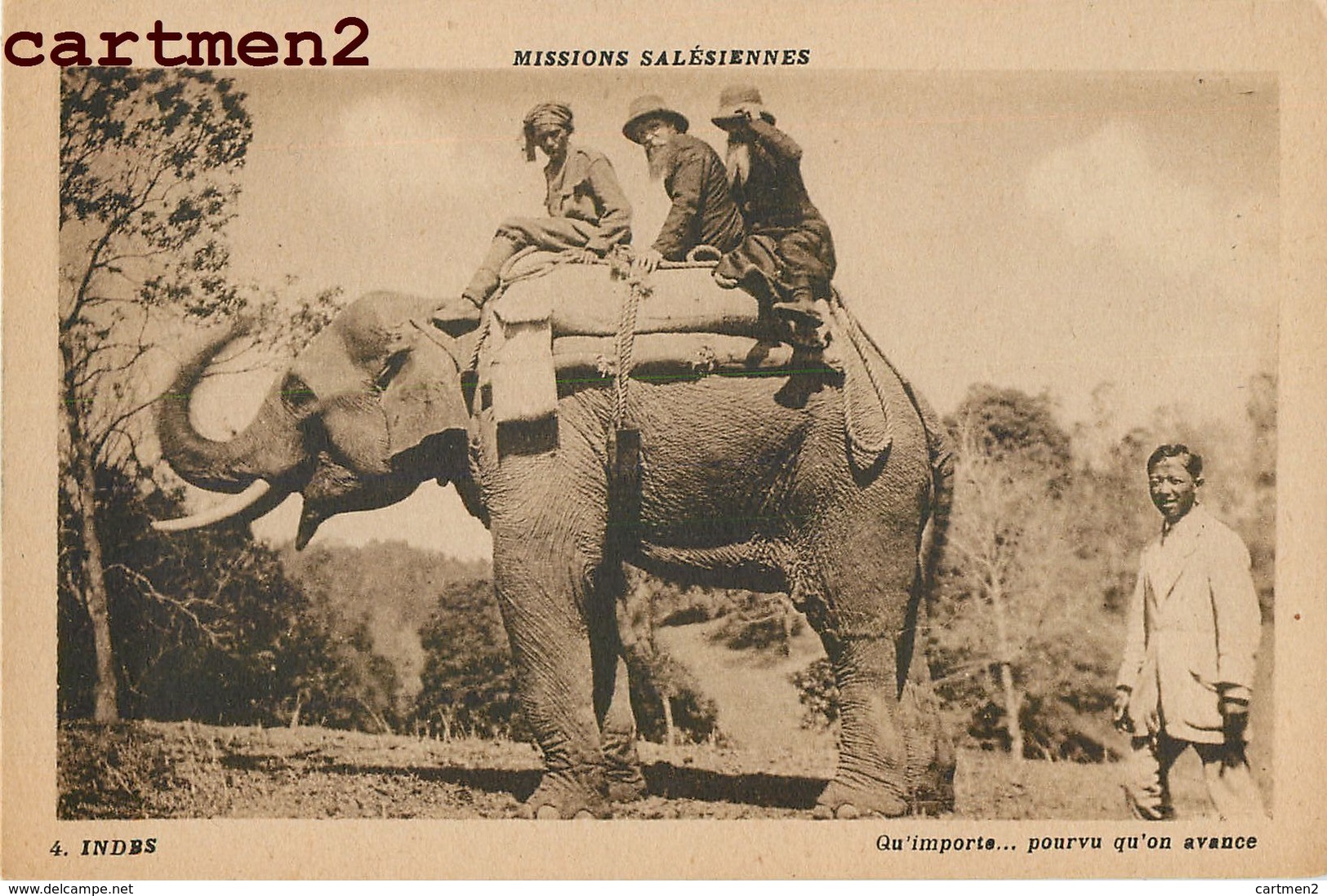 INDE INDIA MISSIONS SALESIENNES ELEPHANT MISSIONNAIRES ETHNIC ETHNOLOGIE - India