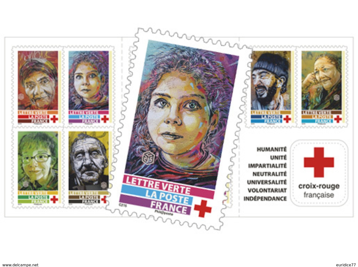 France 2019 - Carnet - La Croix Rouge Française - C215 Stamp Booklet Mnh - Unused Stamps