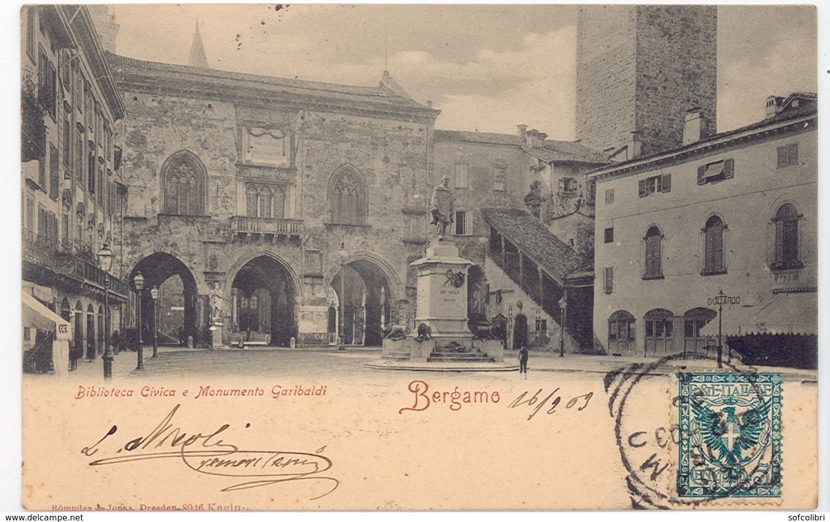 BERGAMO -- BIBLIOTECA CIVICA.... - Bergamo