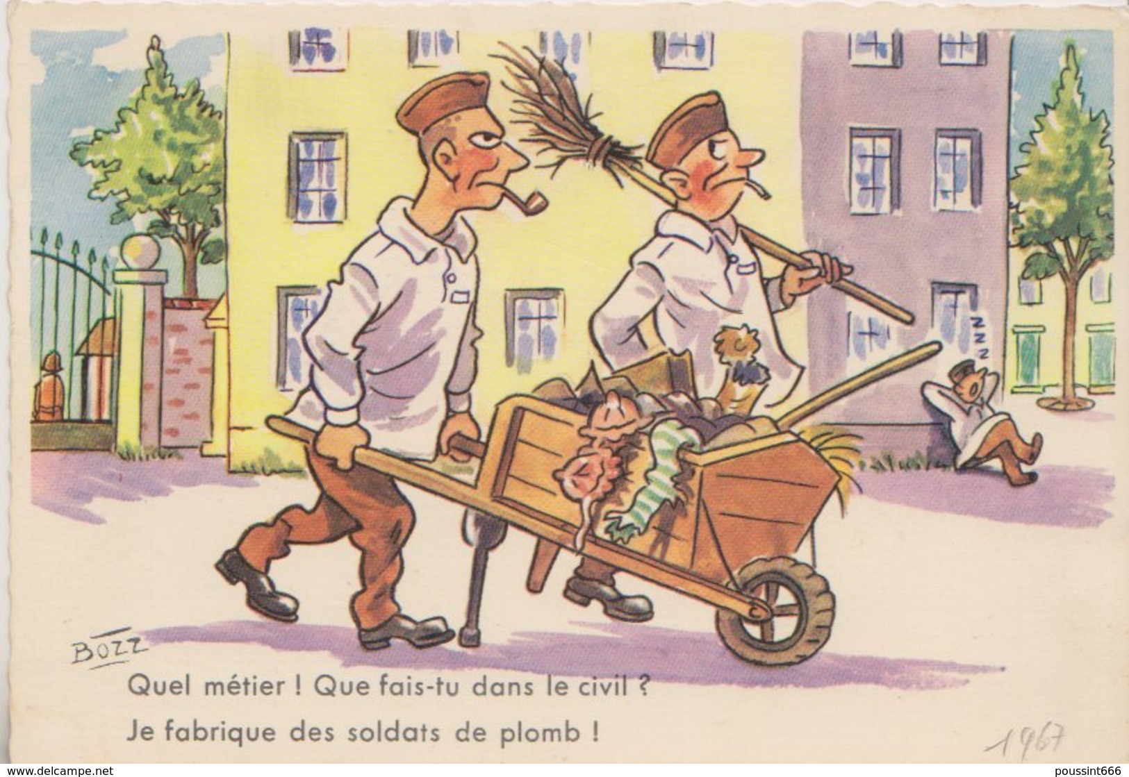 CPA HUMOUR BOZZ "  QUEL METIER .. " - Contemporain (à Partir De 1950)