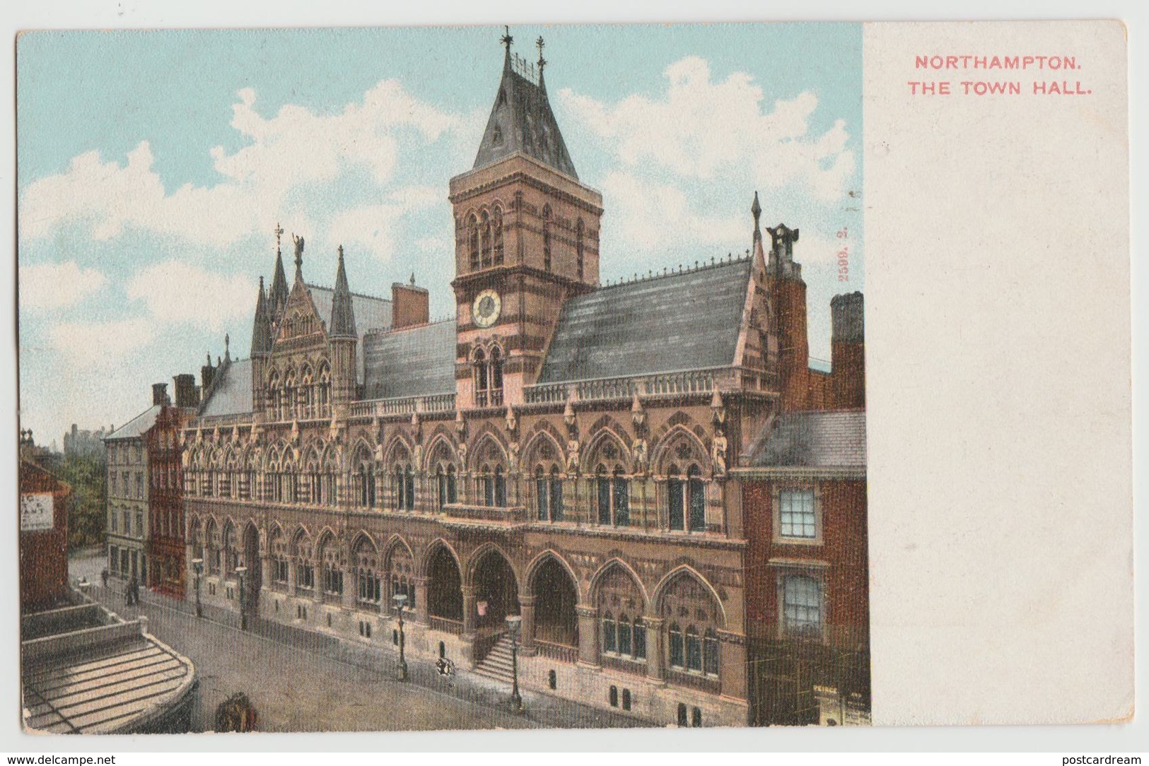 The Town Hall, Northhampton C1907 Postcard - Northamptonshire