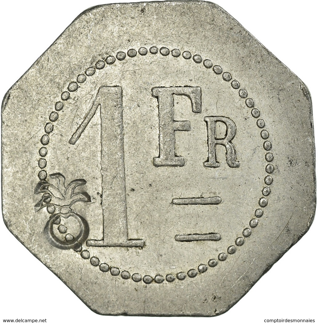 Monnaie, France, E. M. C. M, Saint-Hippolyte-du-Fort, 1 Franc, TTB, Aluminium - Monétaires / De Nécessité