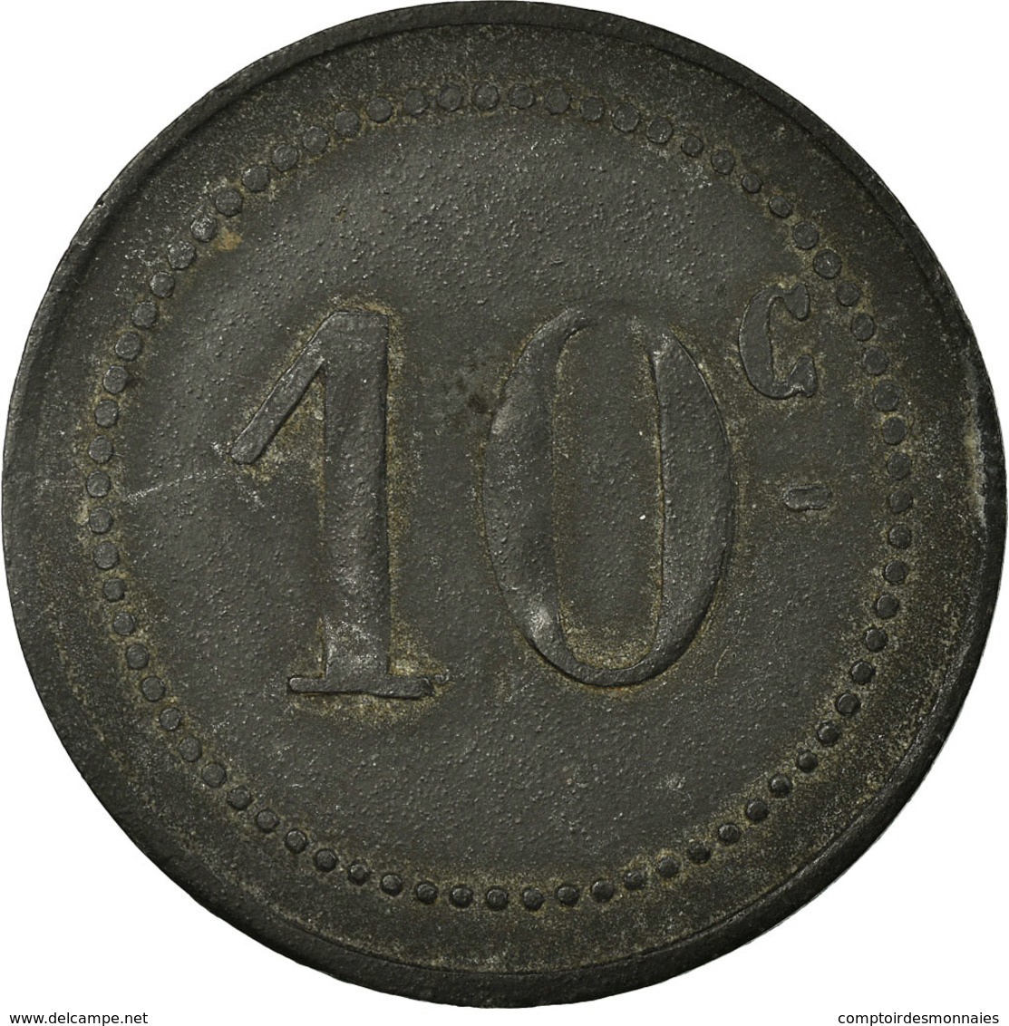 Monnaie, France, A L'Aiglon, Narbonne, 10 Centimes, TTB, Zinc, Elie:10.7 - Monétaires / De Nécessité