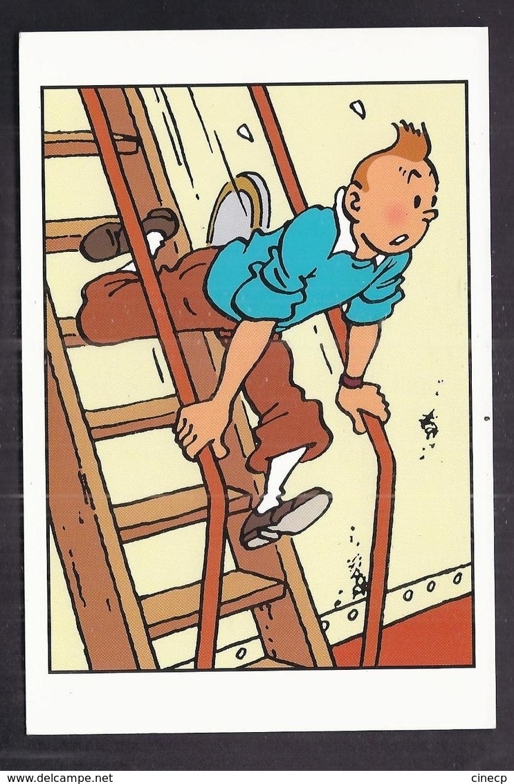 CPSM HERGE - Hergé - TINTIN Et MILOU - Coke En Stock - Diffusion Editions Hazan - TB DESSIN ILLUSTRATION Bâteau - Hergé