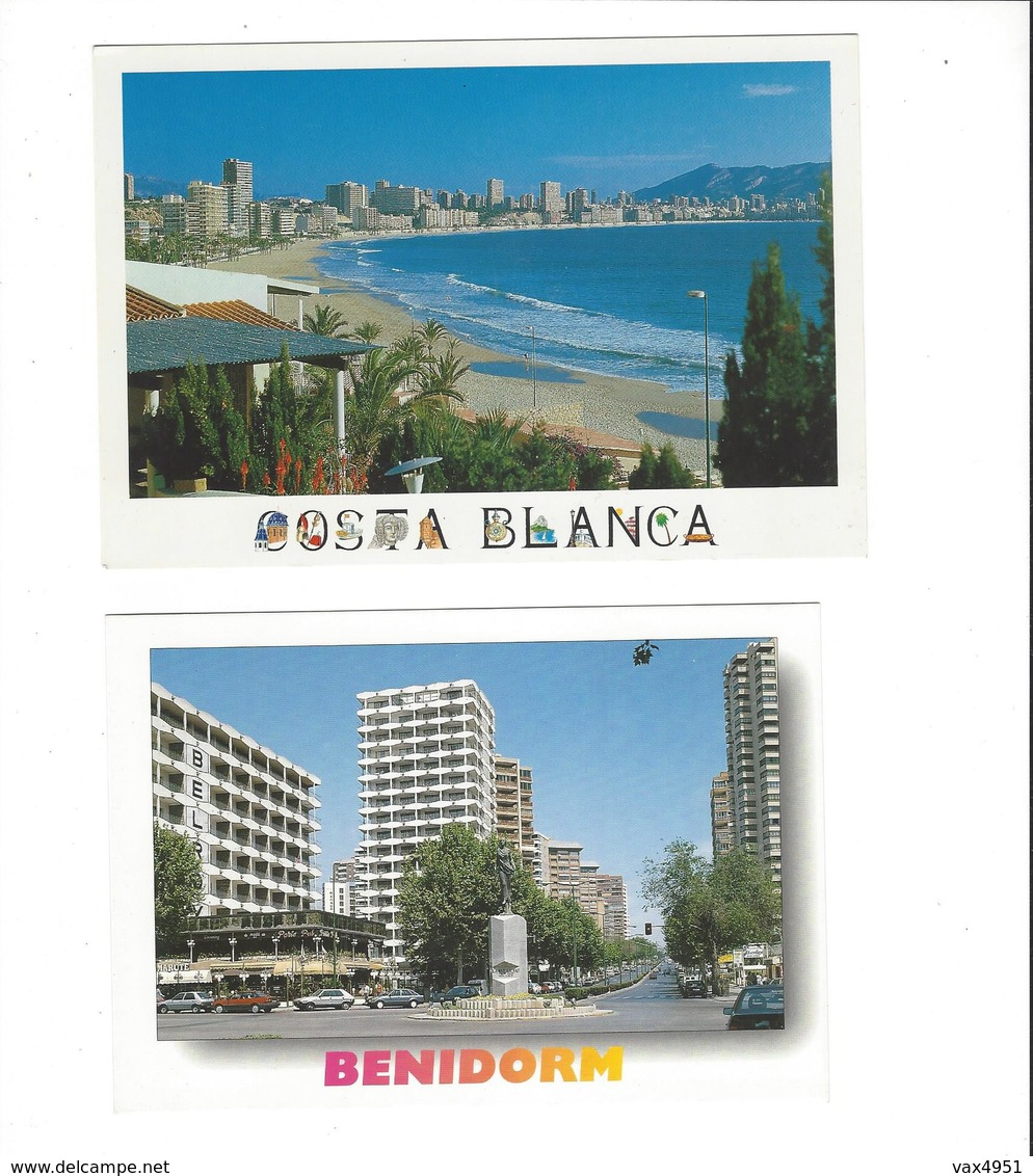 ESPAGNE BENIDROM   LOT DE 7 CARTES  ******  A SAISIR  ***** - Alicante