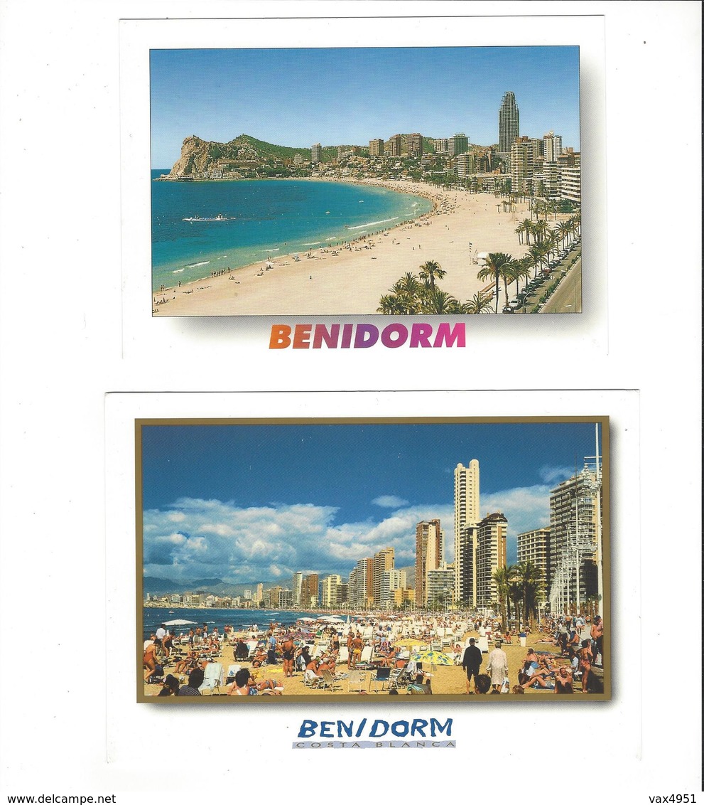 ESPAGNE BENIDROM   LOT DE 7 CARTES  ******  A SAISIR  ***** - Alicante