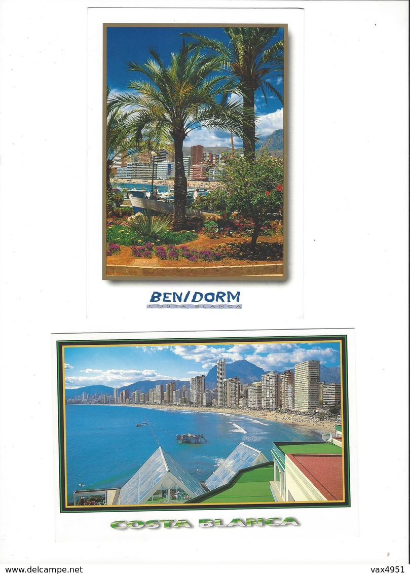 ESPAGNE BENIDROM   LOT DE 7 CARTES  ******  A SAISIR  ***** - Alicante