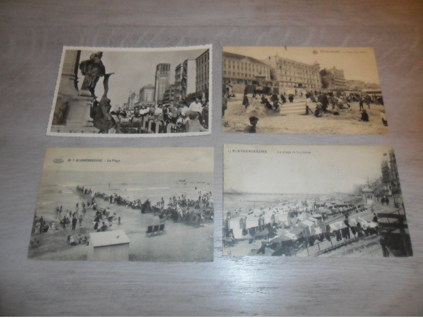 Beau lot de 60 cartes postales de Belgique  la côte  Blankenberge     Mooi lot van 60 postkaarten van België - 60 scans