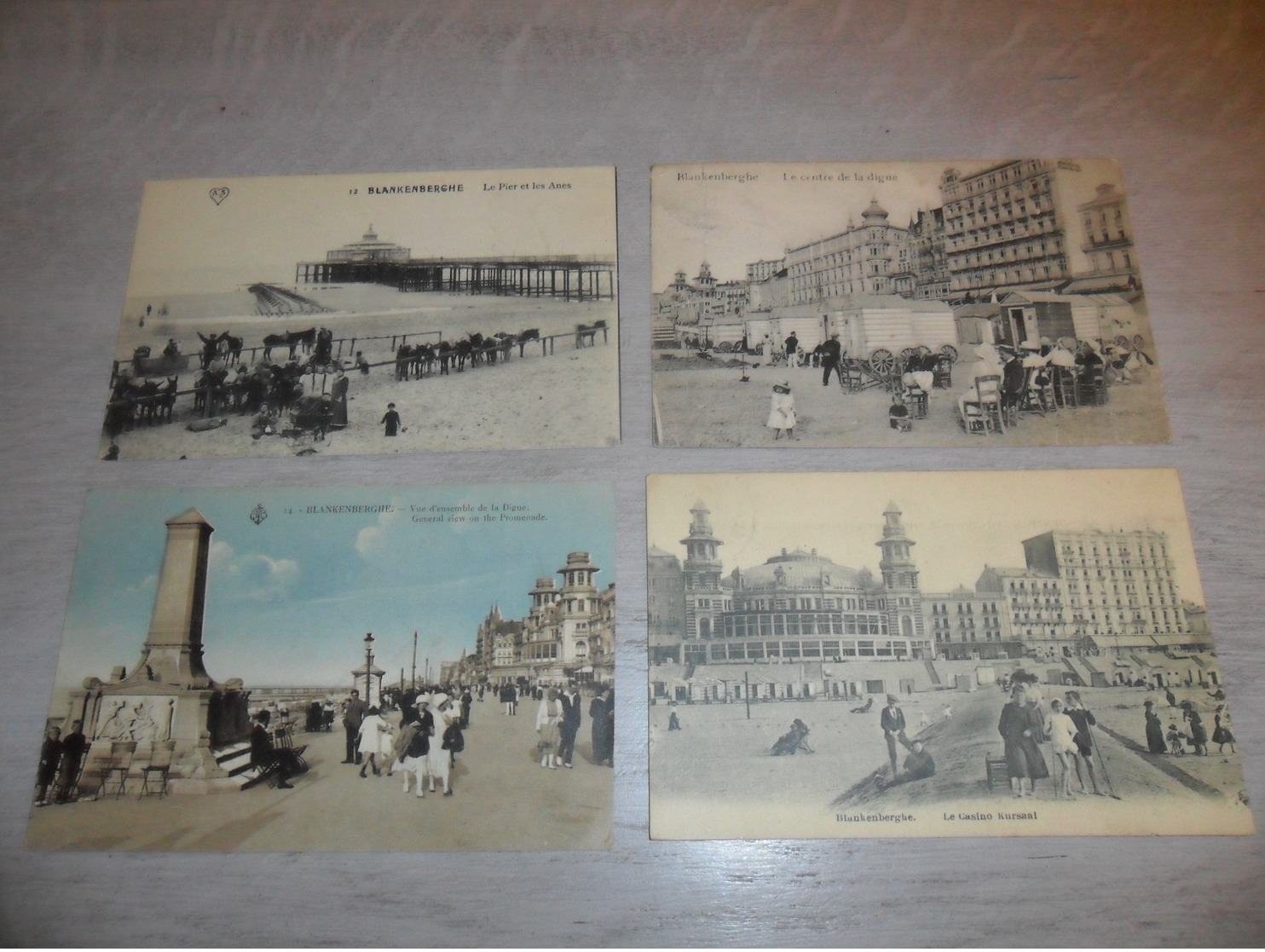 Beau lot de 60 cartes postales de Belgique  la côte  Blankenberge     Mooi lot van 60 postkaarten van België - 60 scans