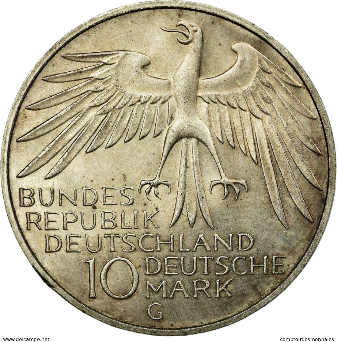 Monnaie, République Fédérale Allemande, 10 Mark, 1972, Karlsruhe, SUP - Autres & Non Classés