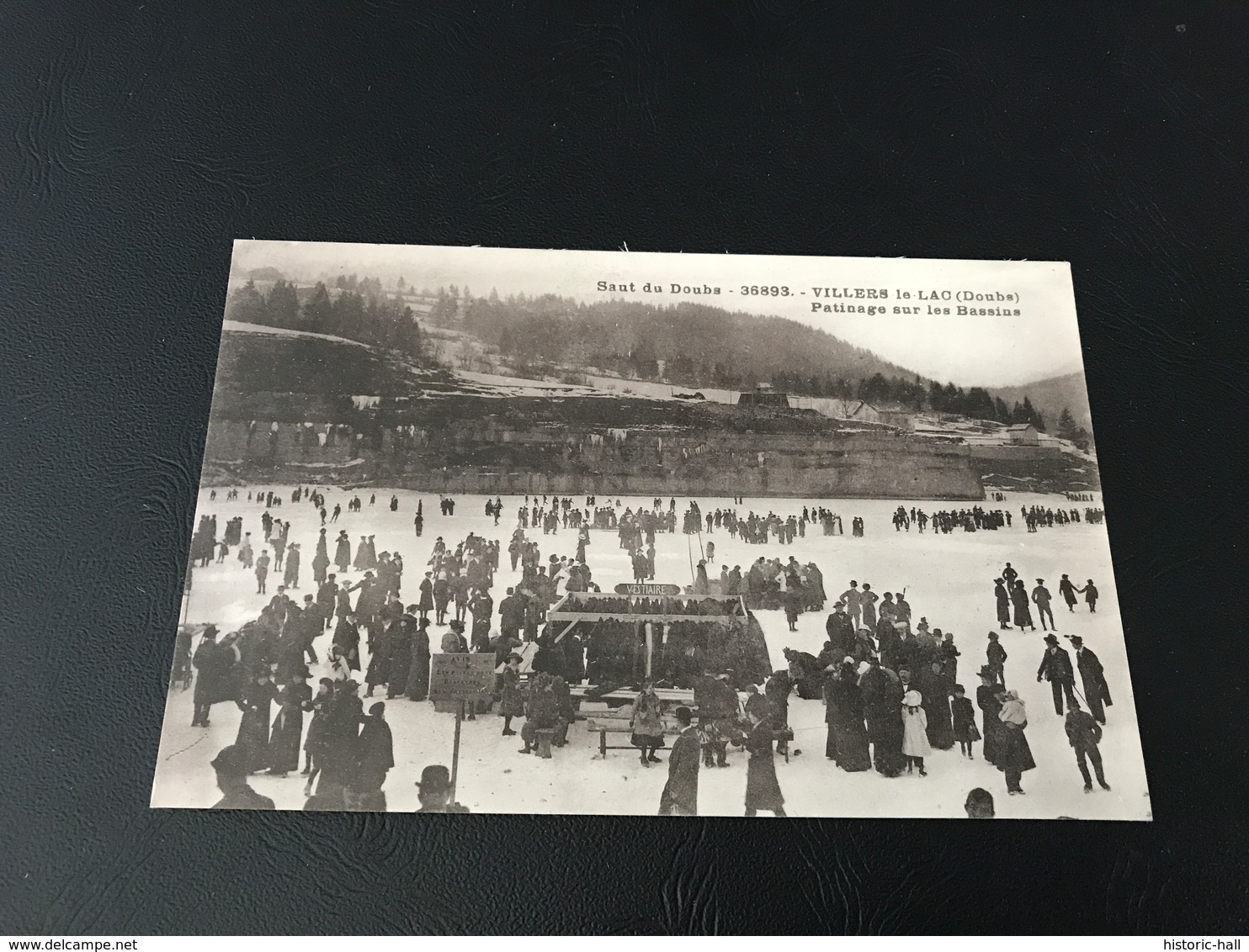 Saut Du Doubs - 36893 - VILLERS LE LAC Patinage Sur Les Bassins - Autres & Non Classés