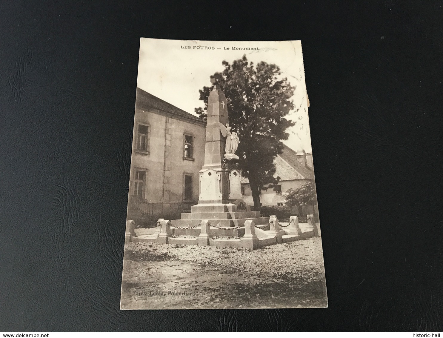 LES FOURGS Le Monument - 1923 Timbrée - Autres & Non Classés