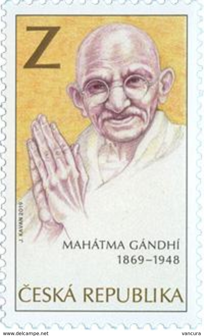 1037 Czech Republic Mahatma Gandhi 2019 - Ungebraucht