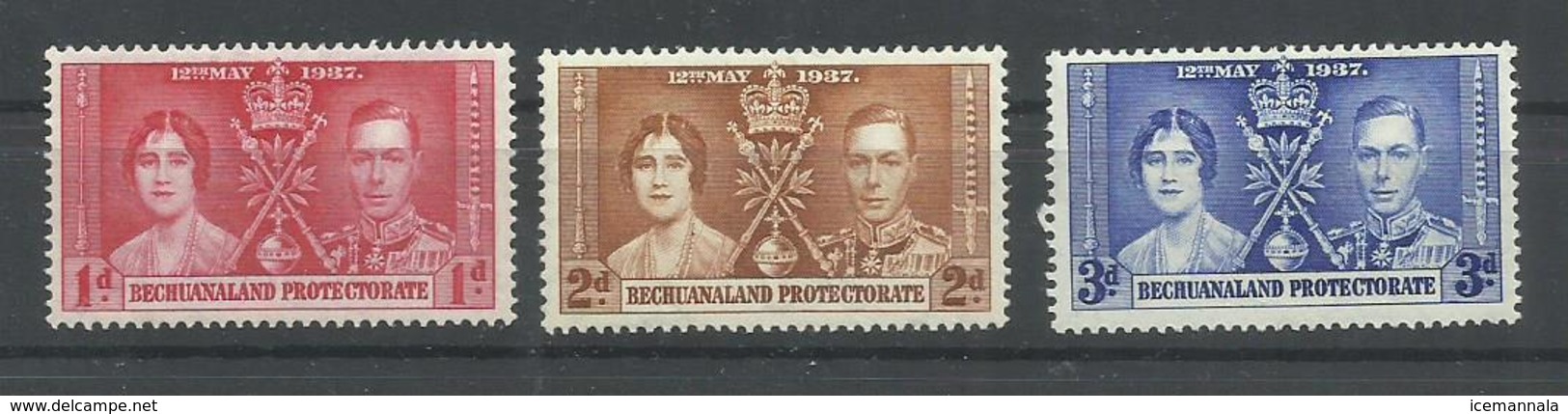 BECHUANALAND  YVERT   62/64  MNH  ** - 1885-1964 Protectorado De Bechuanaland