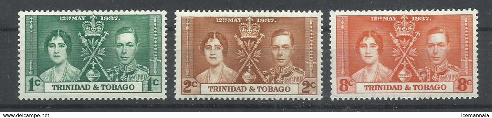 TRINIDAD TOBAGO YVERT  135/37   MH  * - Trindad & Tobago (...-1961)