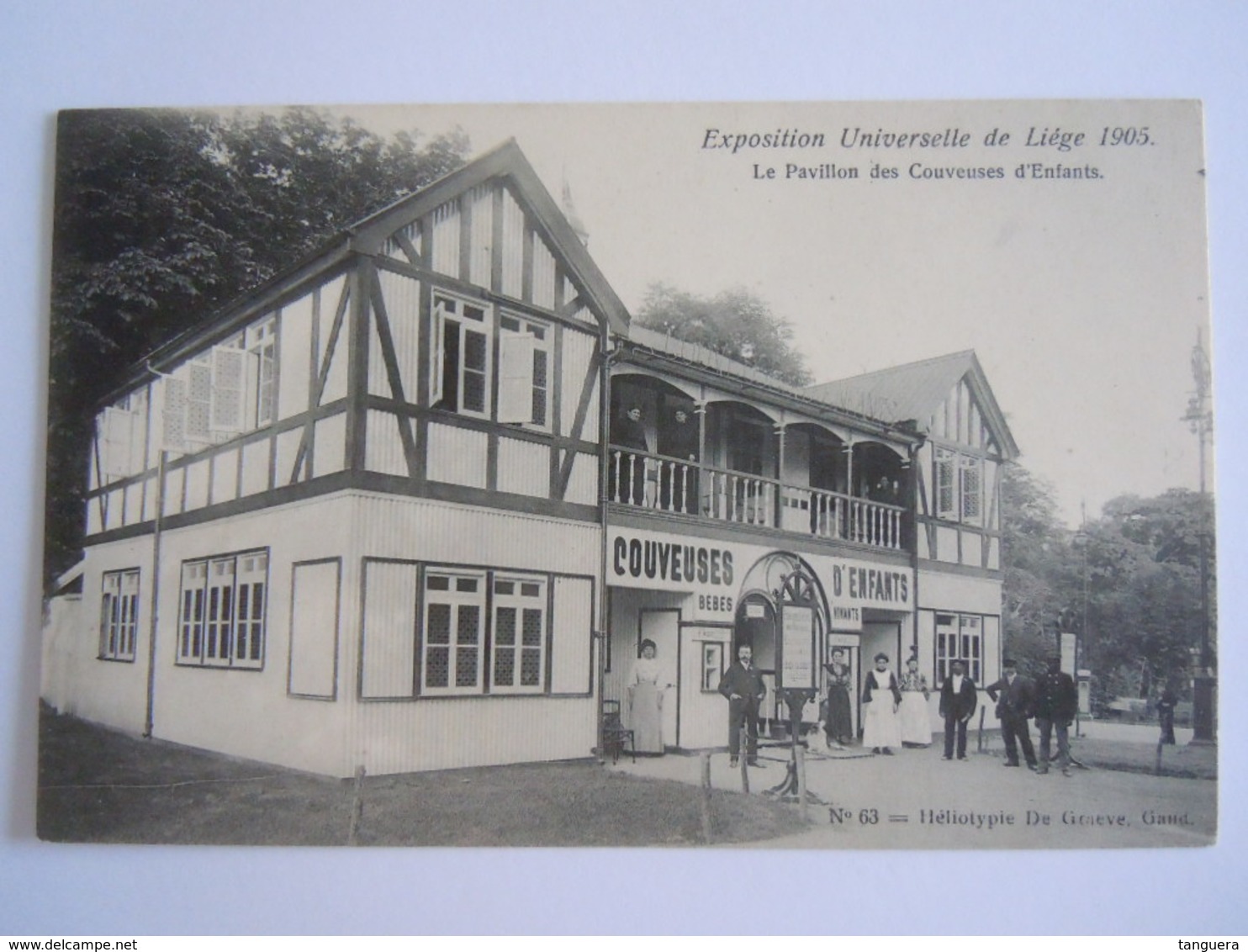 Exposition Universelle De Liège 1905 Le Pavillon Des Couveuses D'enfants N° 63 De Graeve - Liege