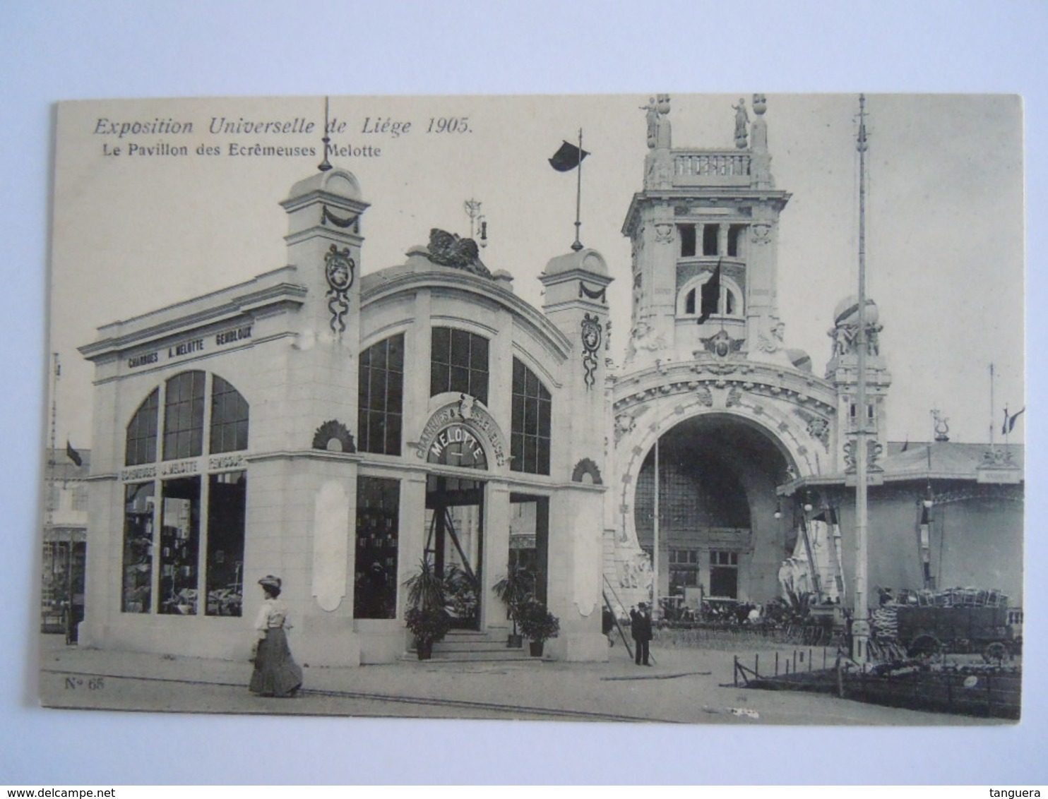 Exposition Universelle De Liège 1905 Le Pavillon Des Ecrêmeuses Melotte Gembloux N° 65 De Graeve - Liege