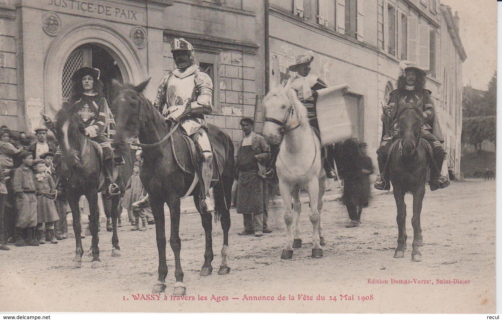 HAUTE MARNE - 1 - WASSY à Travers Les Ages - Annonce De La Fête Du 24 Mai 1908 - Wassy