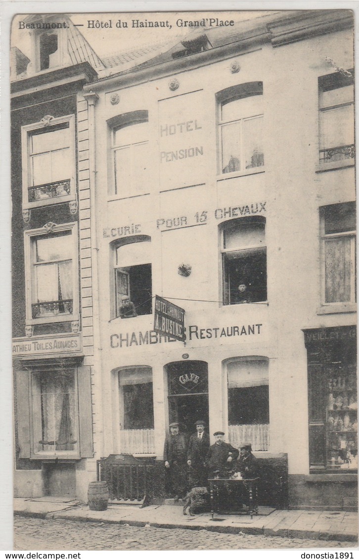 BEAUMONT - Hôtel Du HAINAUT-Grand'Place , Chambres, Restaurant, écurie Pour 15 Chevaux - Beaumont