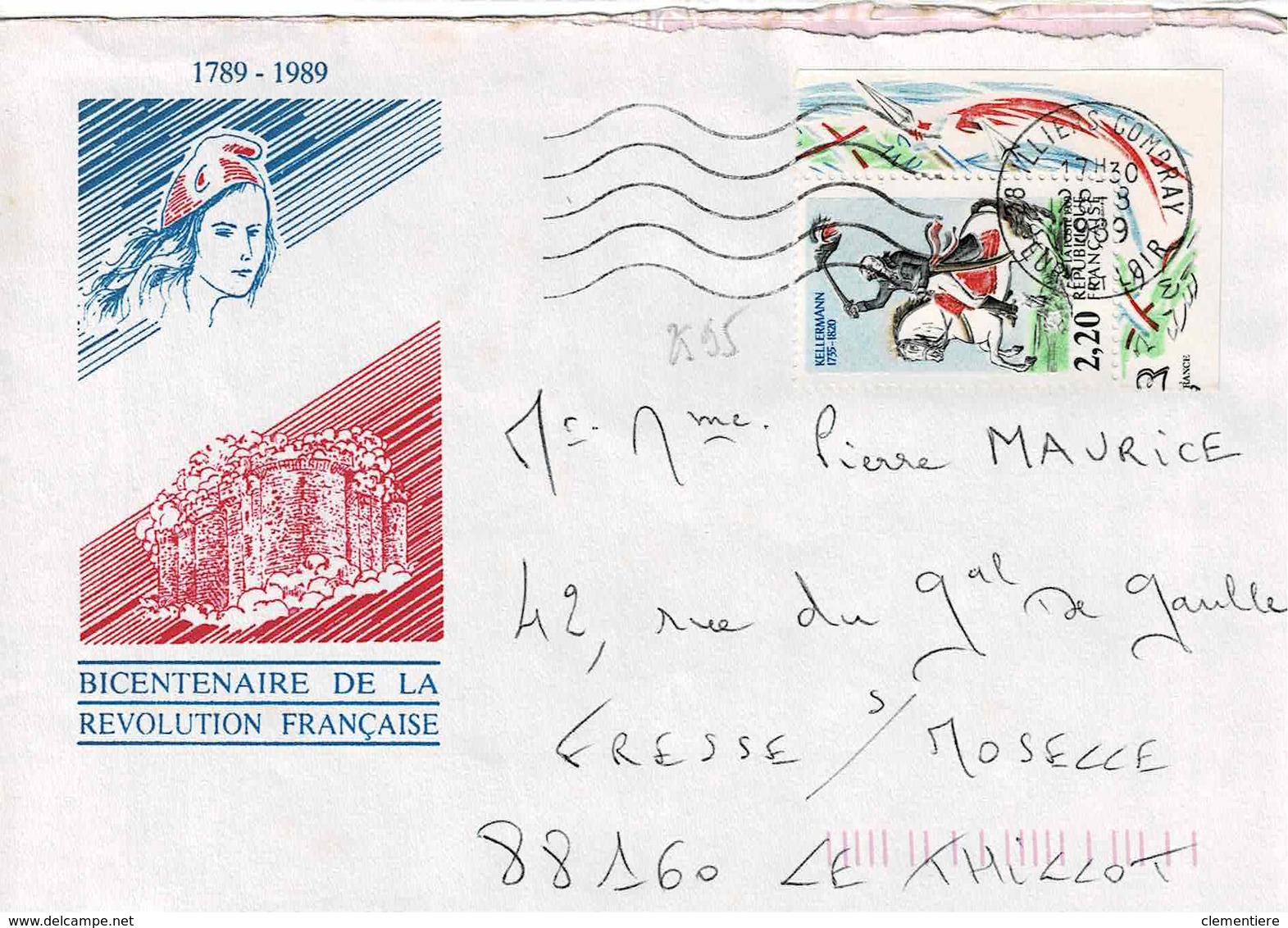 TP N ° 2595 Seul Sur Enveloppe De Illiers Combray - 1961-....