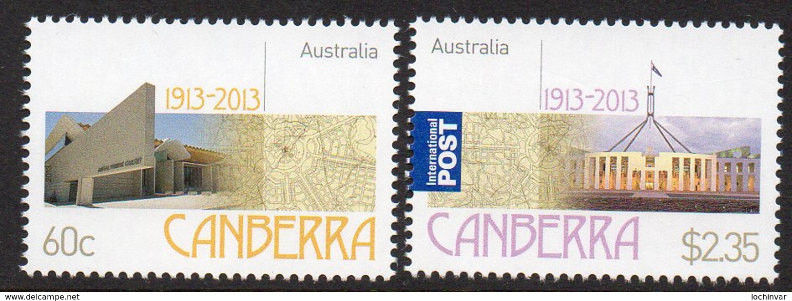 AUSTRALIA, 2013 CANBERRA 2 MNH - Neufs