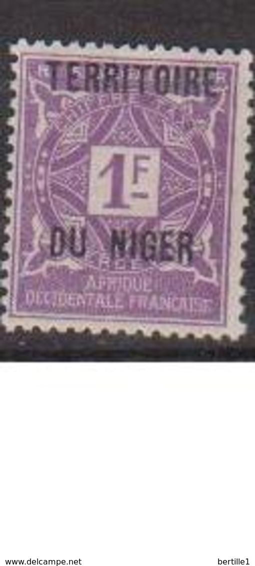 NIGER        N°  YVERT  TAXE 8    NEUF AVEC CHARNIERE      ( Char 02/22 ) - Unused Stamps