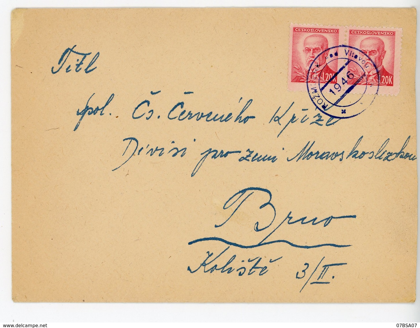 TCHECOSLOVAQUIE 45 X ENV 1945 / 1946 SUPERBE LETTRE VOIR LES SCANS INDIVIDUELS POIDS 550 GRAMMES APRES EMBALLAGE