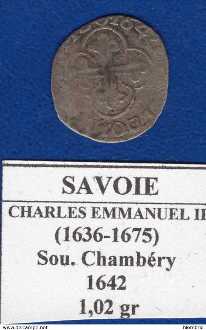 Savoie   Emmanuele Ll  1636 /1675 - Autres & Non Classés