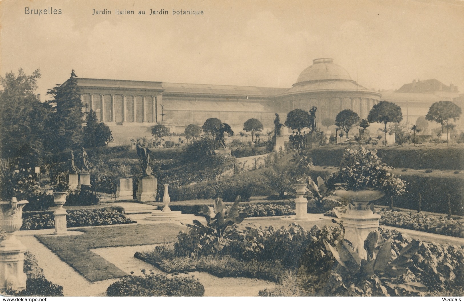 CPA - Belgique - Brussels - Bruxelles - Jardin Italien Au Jardin Botanique - Bossen, Parken, Tuinen