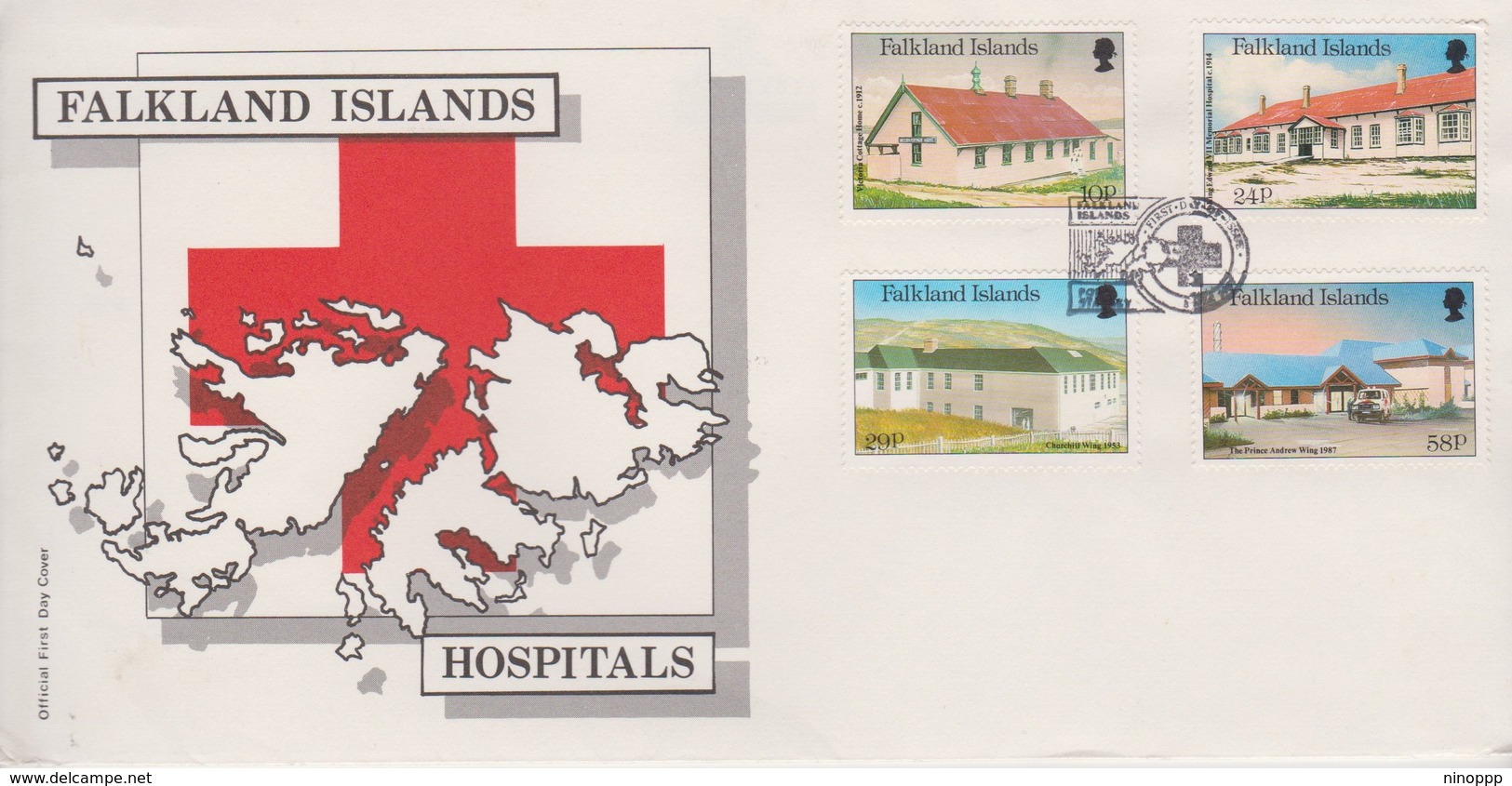 Falkland Islands 1987 Hospitals FDC - Falkland Islands