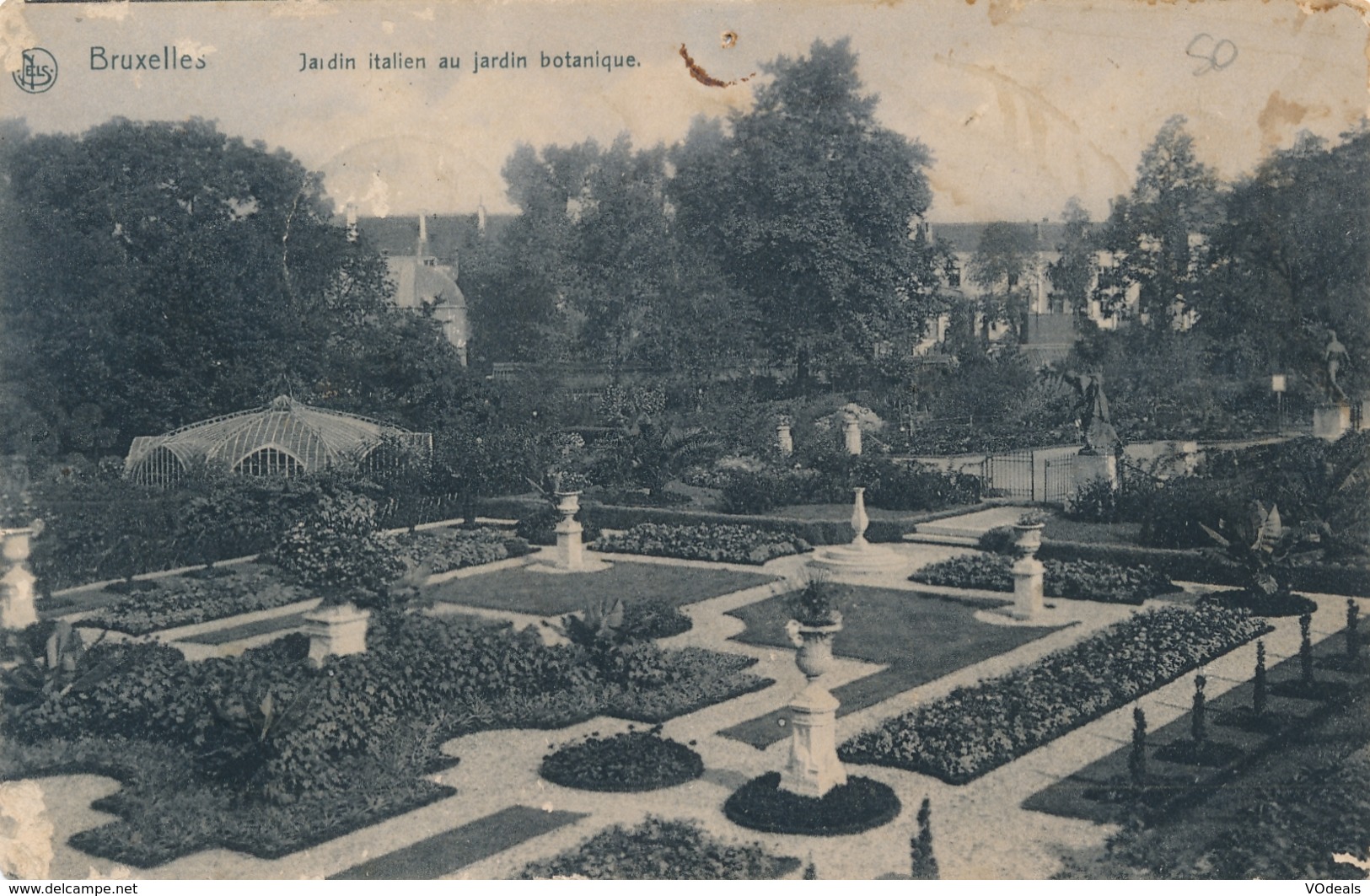 CPA - Belgique - Brussels - Bruxelles - Jardin Italien Au Jardin Botanique - Bossen, Parken, Tuinen