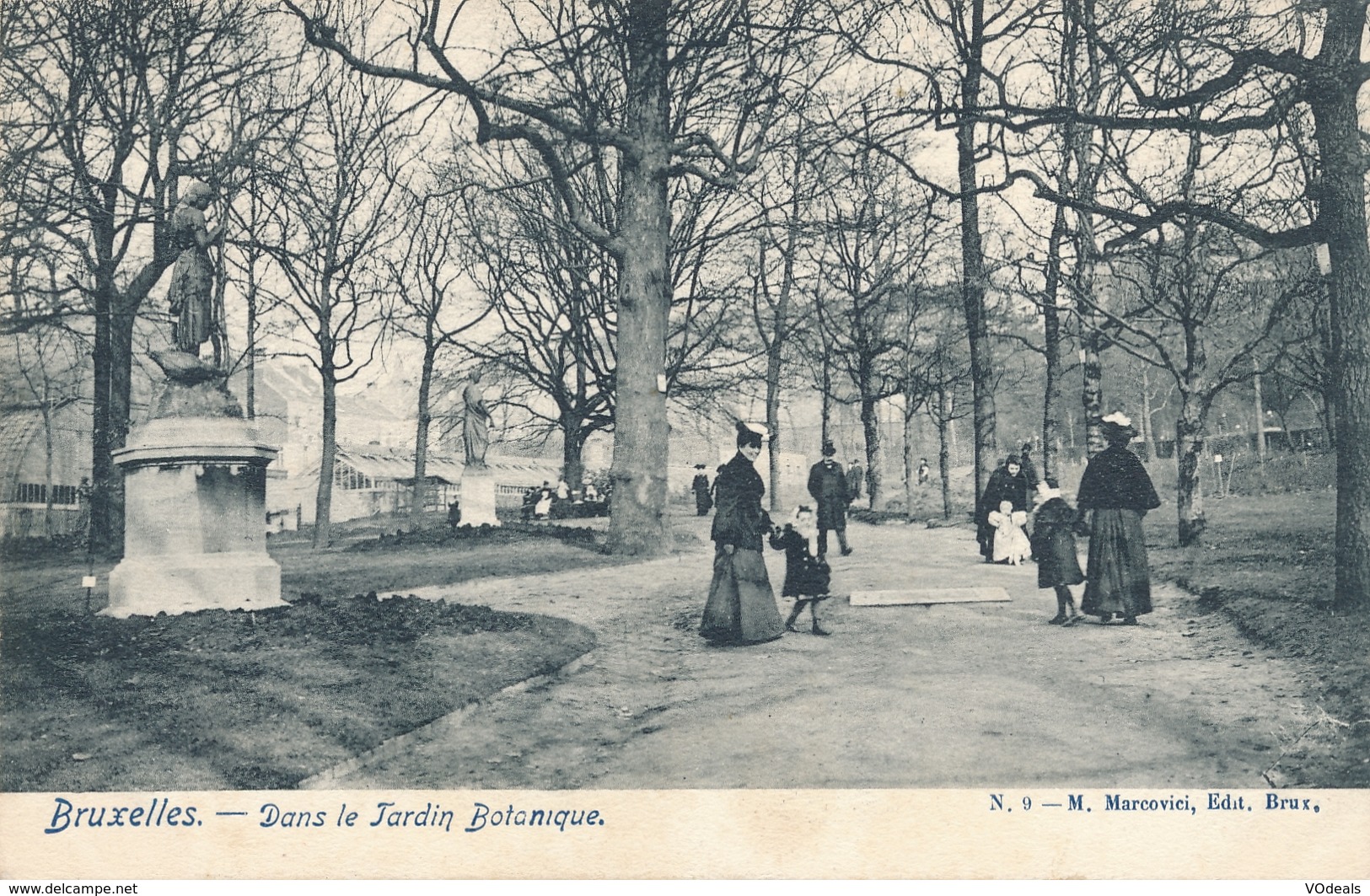 CPA - Belgique - Brussels - Bruxelles - Dans Le Jardin Botanique - Forêts, Parcs, Jardins