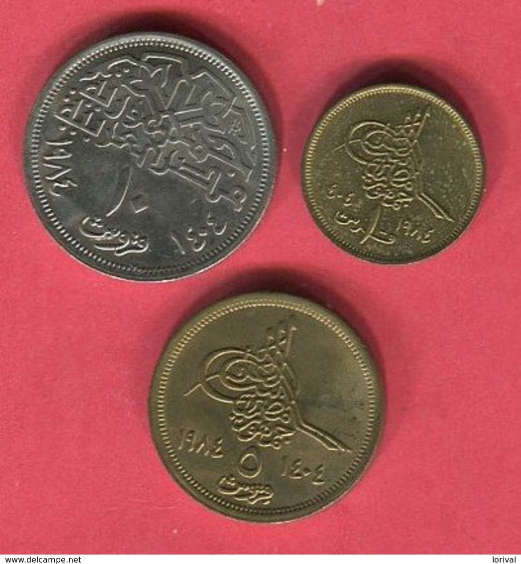 LOT 3 MONNAIES DIFFERENTES TB+ 3 - Egypt