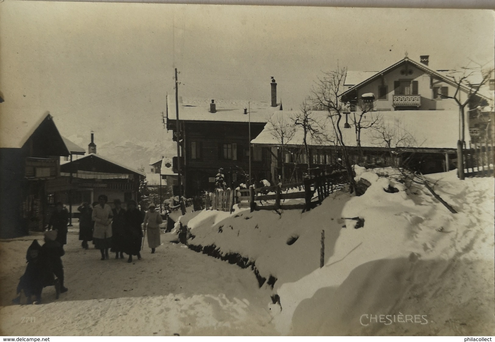 Suisse (VD) Chesieres // Carte Photo - Unknown Where19?? - Andere & Zonder Classificatie