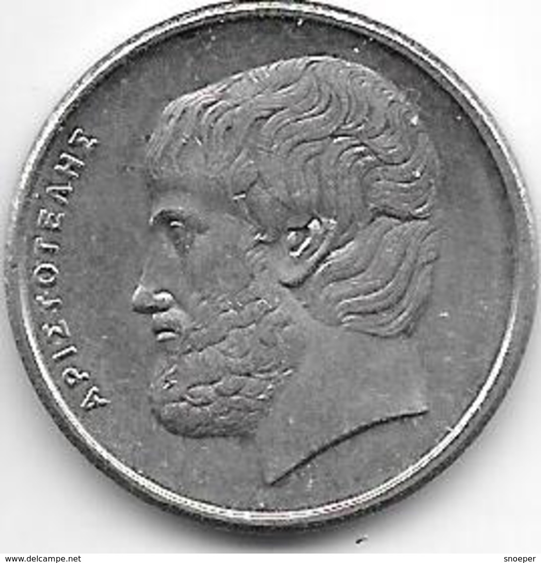 *greece 5 Drachmes  1990  Km 131 Unc - Grèce