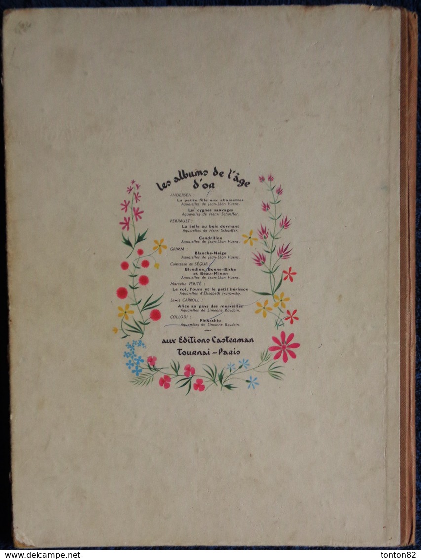 Andersen - Les Cygnes Sauvages, Et Autres Contes - Casterman - " Les Albums De L'âge D'or " - ( 1945 ) . - Autres & Non Classés