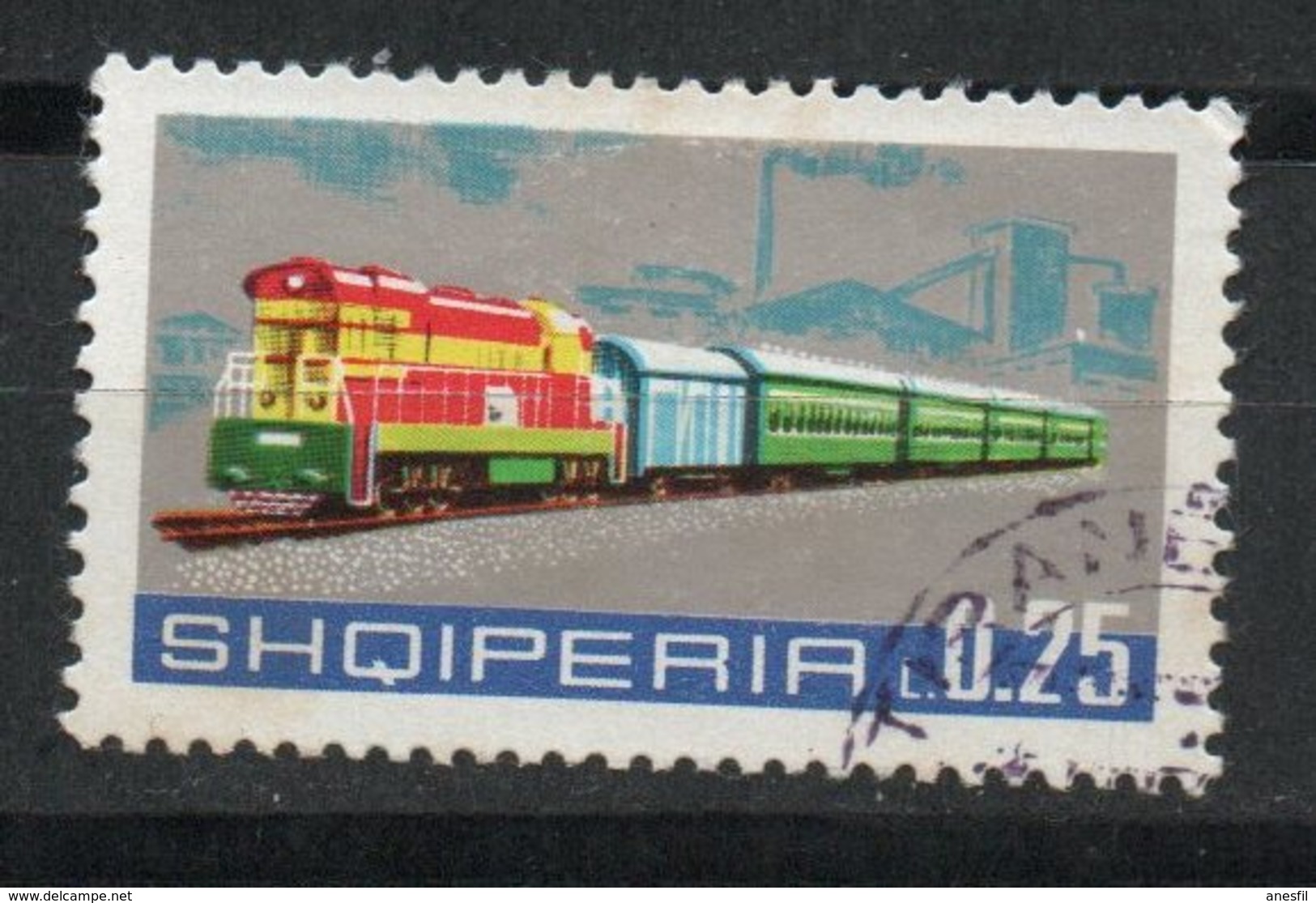 Ref: 1432. Albania. Medio De Transporte. Locomotora Diesel. - Albania