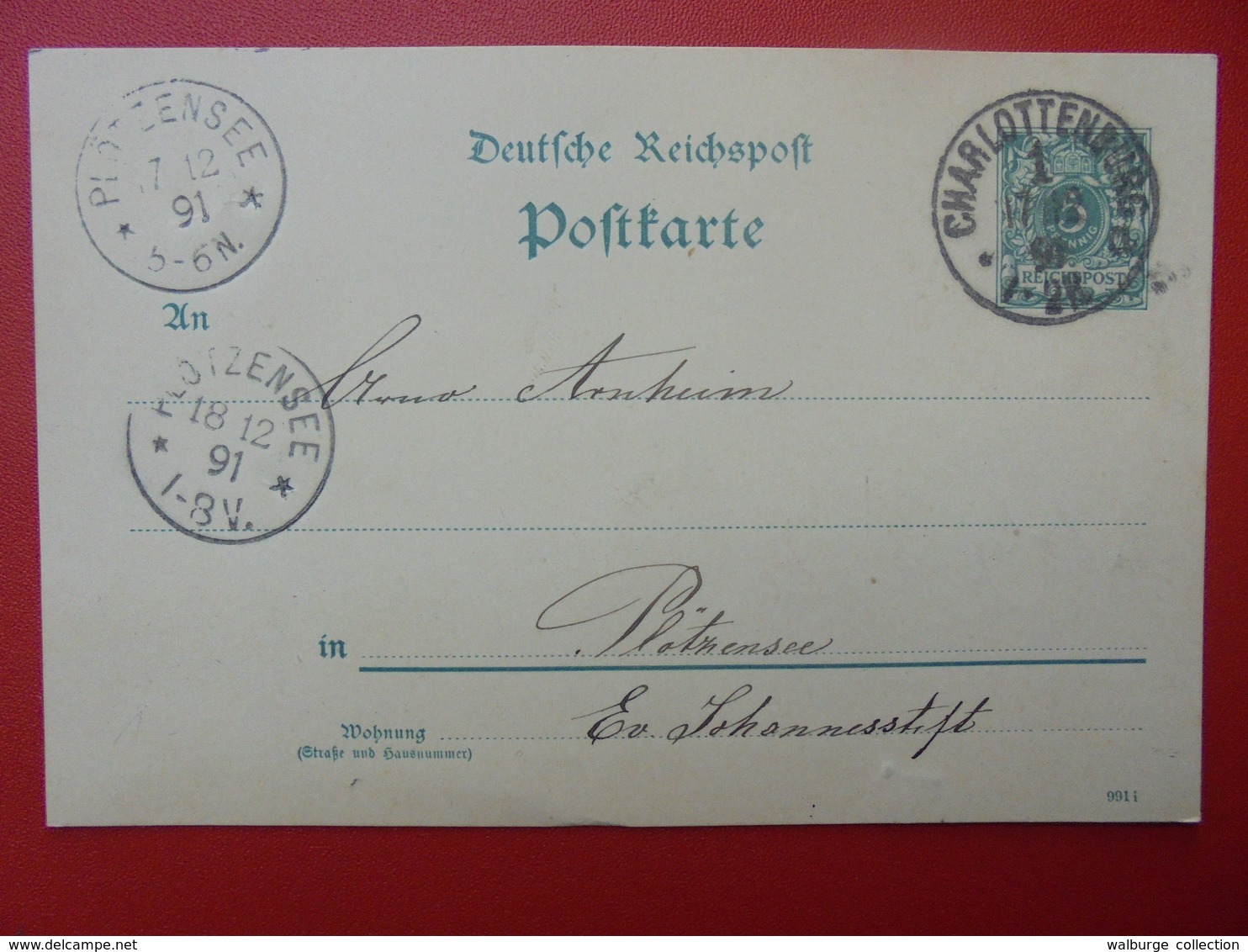 DEUTSCHES REICH 1891 - Covers & Documents