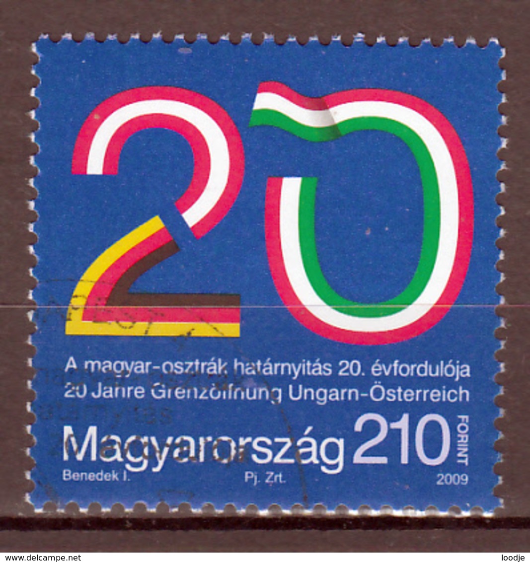 Hongarije Mi 5383 Grensovergang Hongarije,Oostenrijk 20 Jaar  Gestempeld Fine Used - Used Stamps