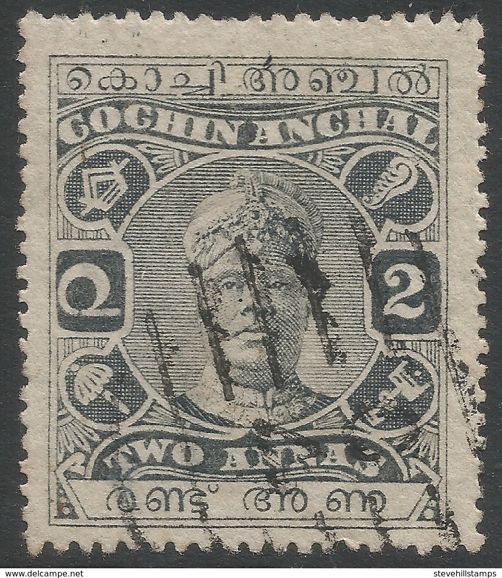 Cochin(India). 1916-30 Raja Rama Varma II. 2a Used SG 43 - Cochin