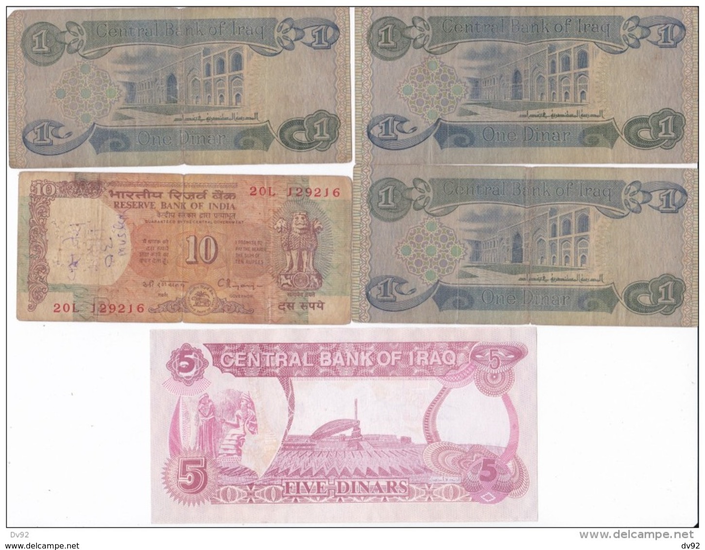 LOT DE BILLETS DE BANQUE