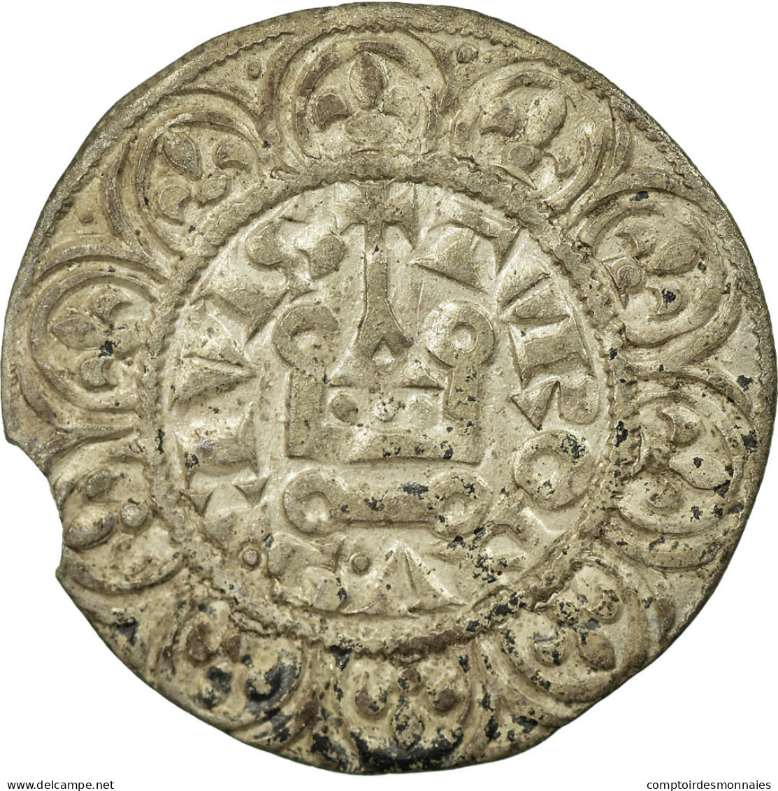 Monnaie, France, Philippe IV, Maille Tierce, TTB, Argent, Duplessy:219 - 1285-1314 Filippo IV Il Bello