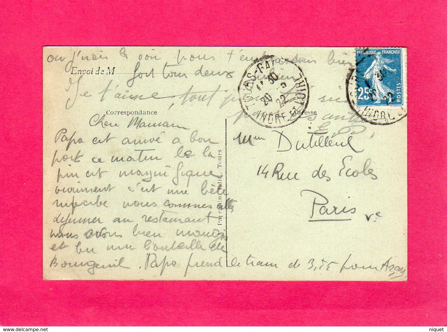 37, Indre-et-Loire, Tours, Vieilles Maisons, Place Plumereau, Animée, Commerces, 1922, (A. Papeghin), état Excellent - Tours