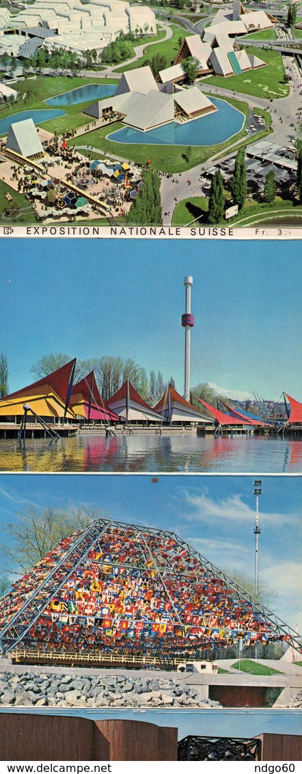 Lausanne - Carnet Avec 10 Vues (pas Des CP) De L 'exposition Nationale Suisse 1964 (dim 12x9cm) - Lausanne